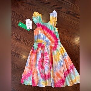 Molo Tie-Dye Kids Dress - Multicolor